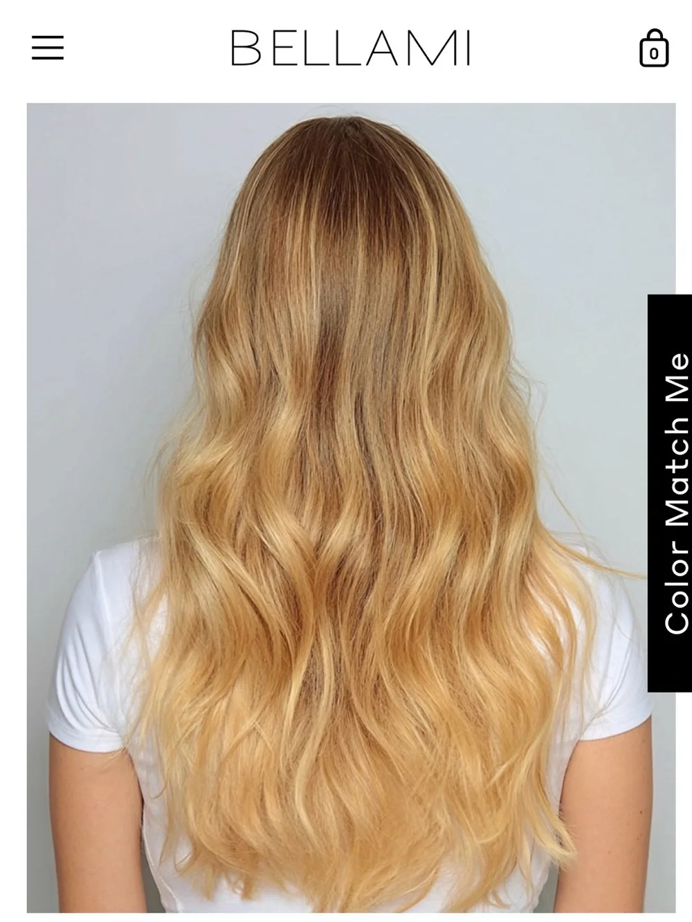 BELLAMI Silk Seam Golden Hour Blonde Balayage Hair Extensions 22inch 240g